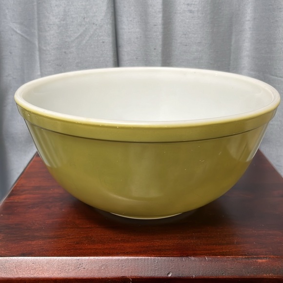 Vintage 1966 Pyrex 403 2 1/2 Qt Verde Green Avocado Nesting Mixing Bowl - Picture 5 of 11